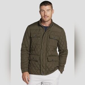 NWT Joseph Abboud Olive Green Modern Fit Field Jacket